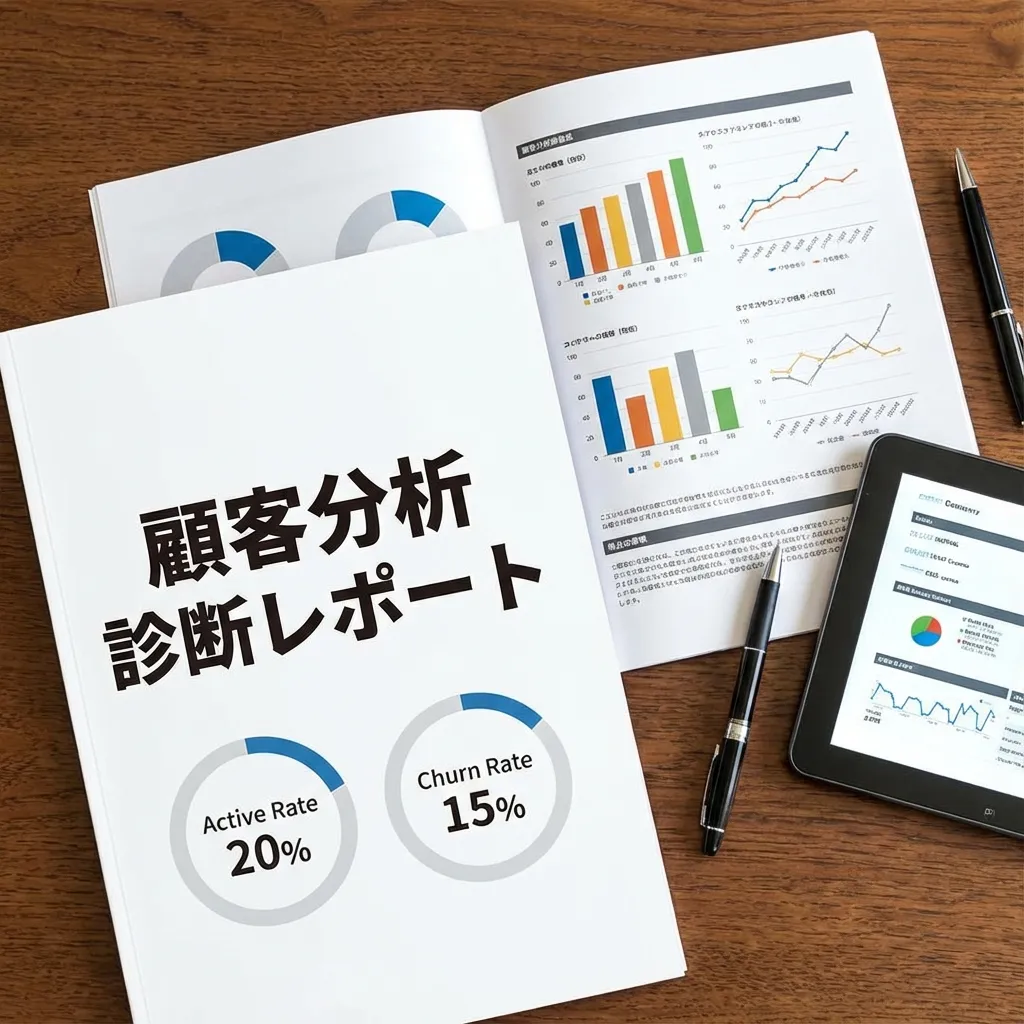 顧客分析診断レポートサンプル