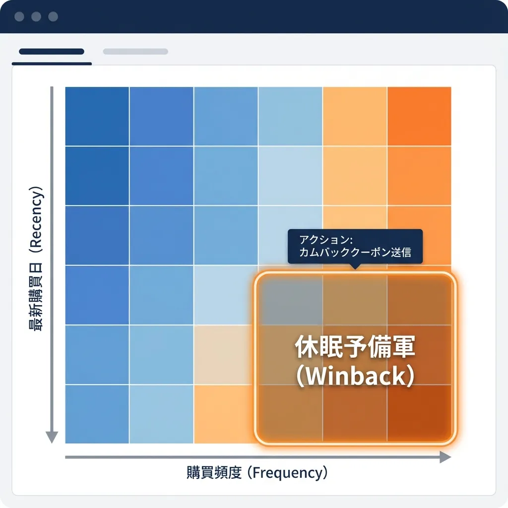 休眠予備軍セグメント可視化